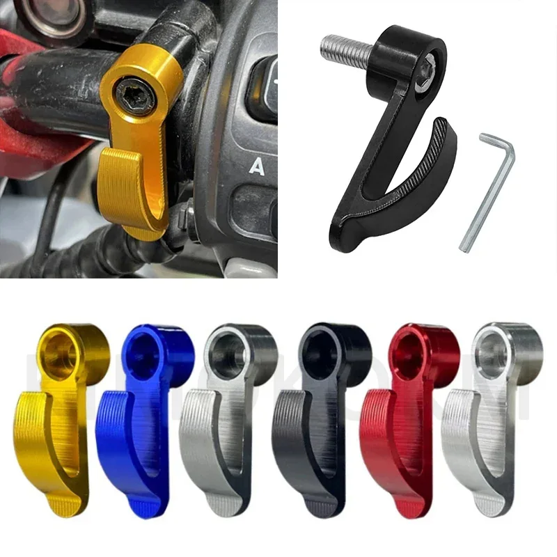 Motorcycle Universal CNC Aluminum Holder Cargo Hook Hook Luggage Bag Hanger Helmet Claw Motorbike Accessories For Honda Yamaha motorcycle handlebar hook motorcycle helmet holder