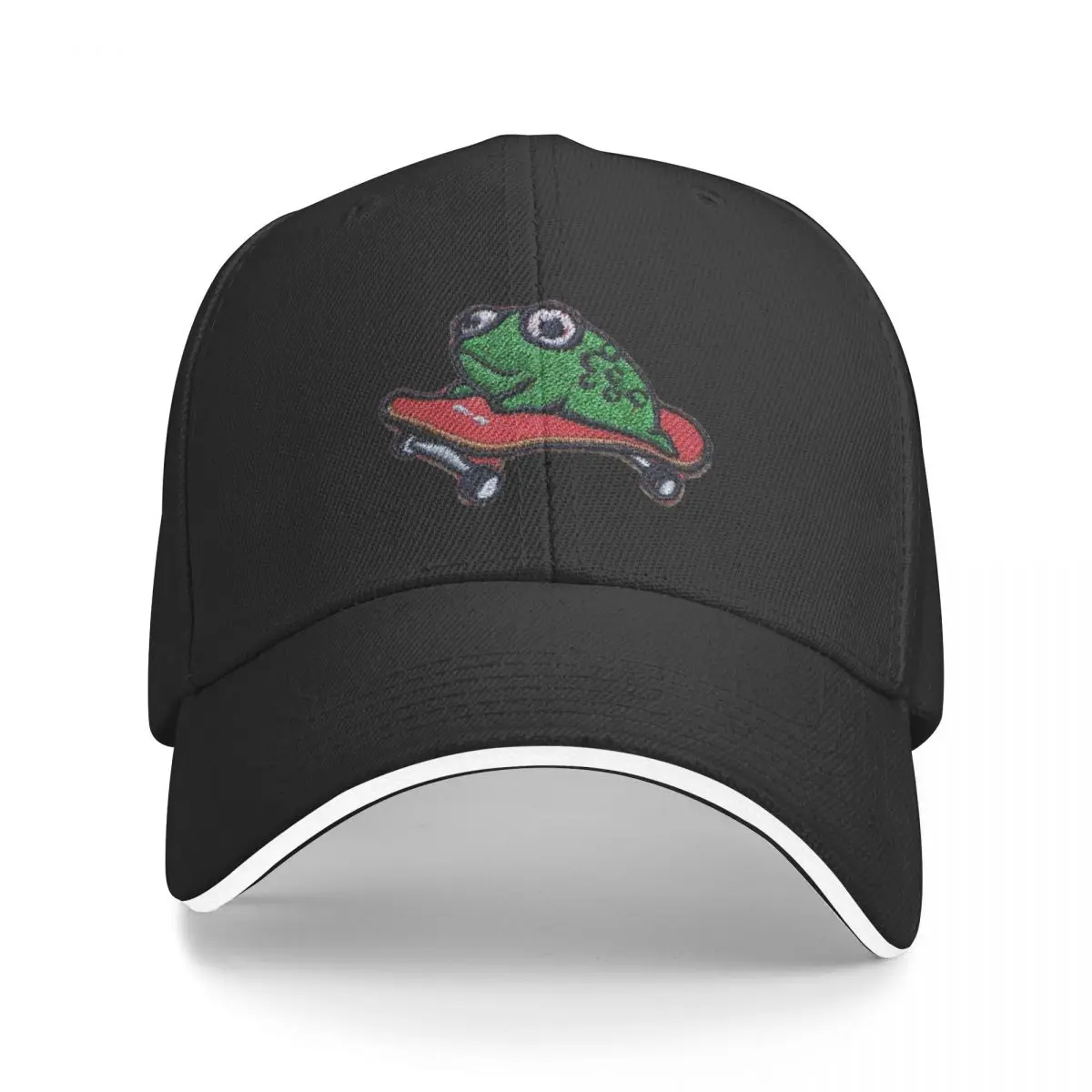 

New Skater Frog Sticker Baseball Cap Streetwear sun hat Hat Luxury Brand Fluffy Hat Hats Woman Men's