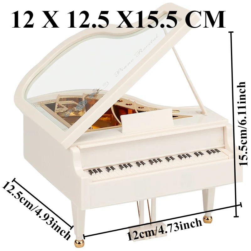 European-style Creative Gramophone Model Music Box Retro Music Box Record Home Living Room Bar Office Decoration Gift Ornaments