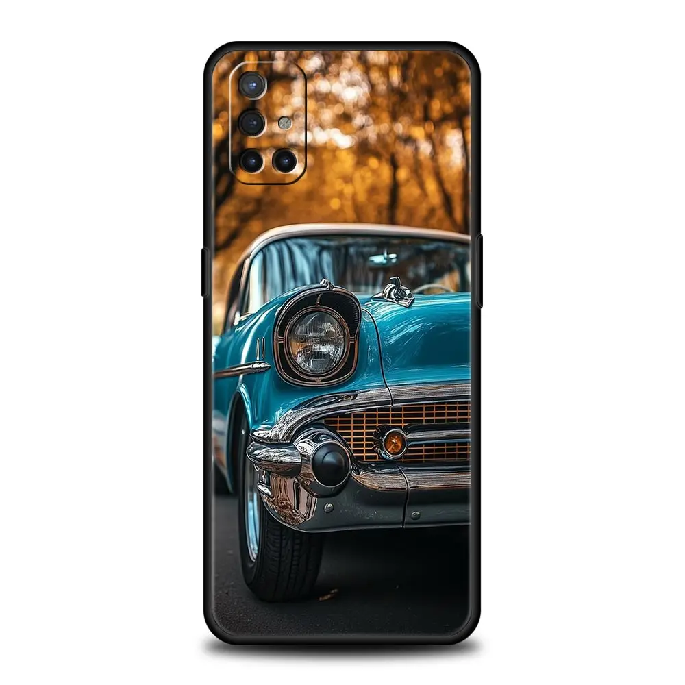 Premium Protective Smartphone Case - Black & White Car Design