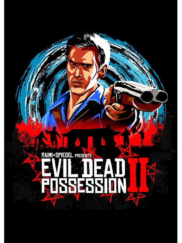 thumbnail image 1 of The Evil Dead Wall Poster Classic Horror Movie Canvas Painting Print and Picture for Modern Family Living Room Bar Home Decor, 1 of 5