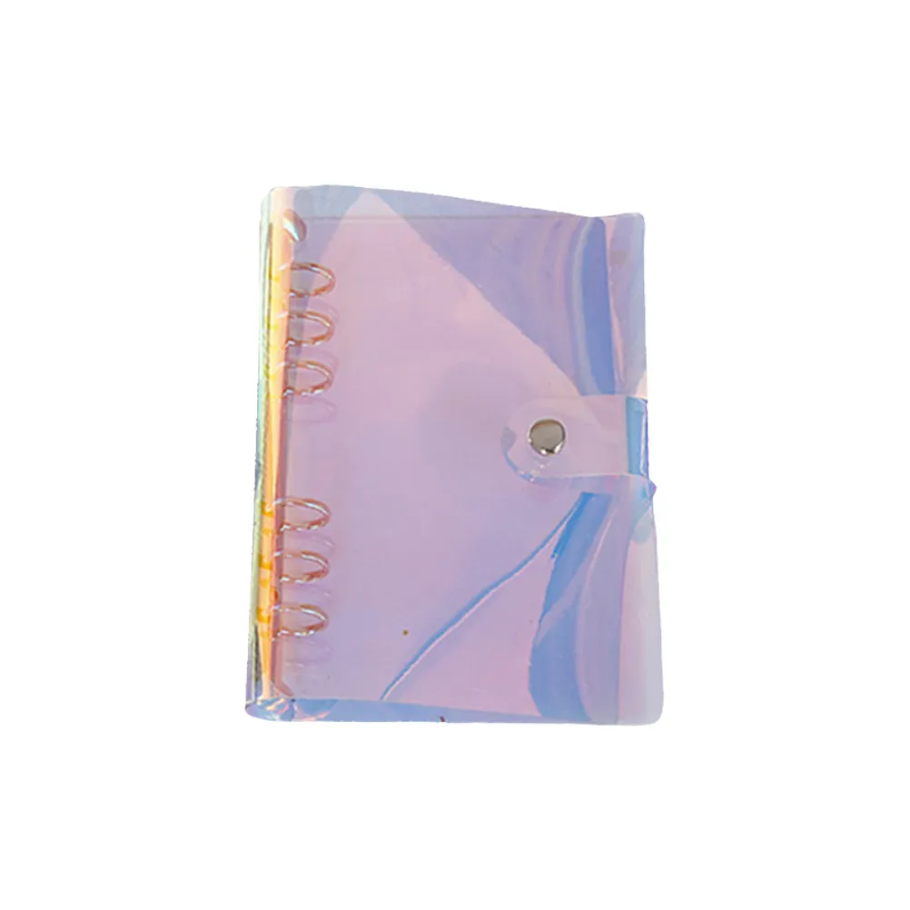 노트패드 오거나이저 루즈리프 노트 저널 바인더 투명 플래너 PVC 커버 포함 보호대