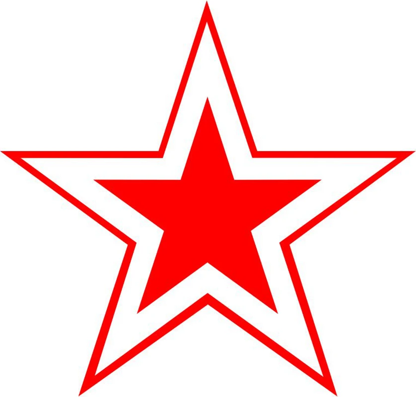 Customizable Size Car Stickers Decor Motorcycle Decals Air Force Star