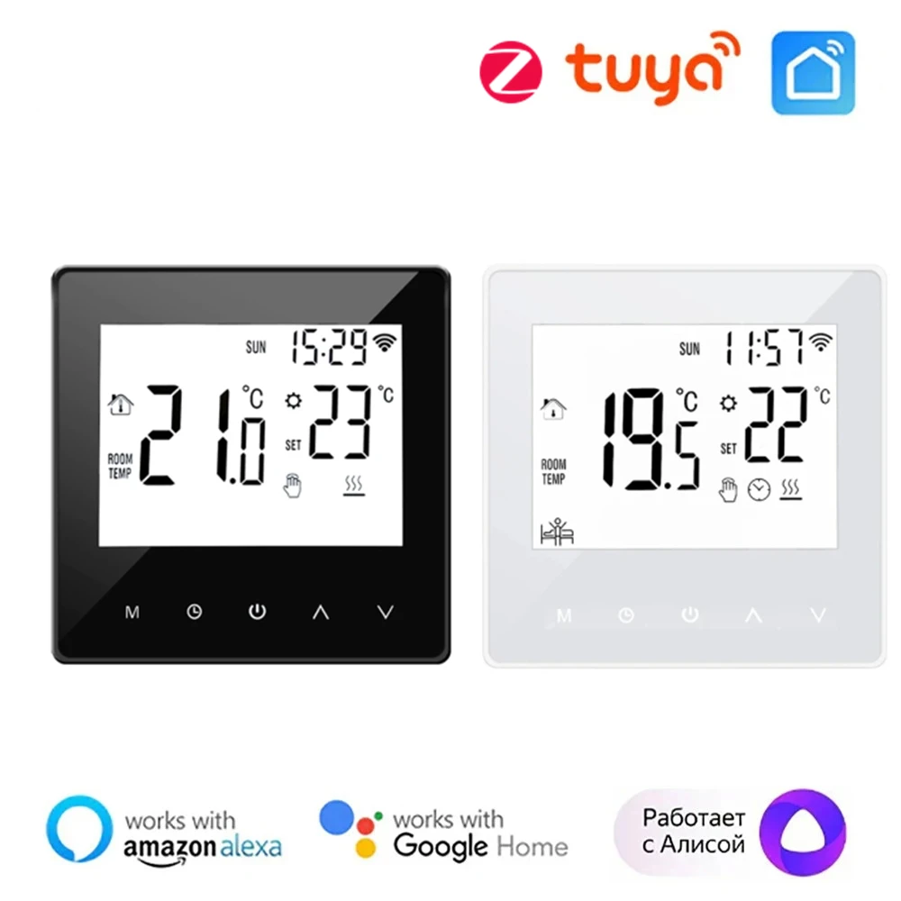 

Tuya WiFi/ZigBee Smart Thermostat Temperature Water Electric Floor Heating Gas Boiler Controller Support Alice Alexa Google Home
