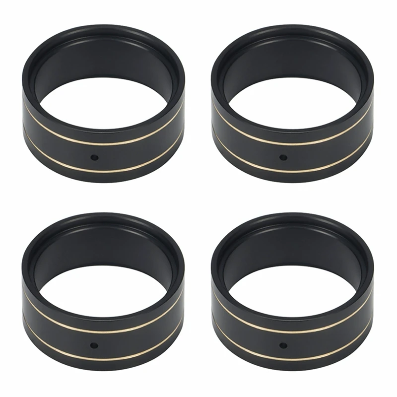 

4 шт. 16 г латунь 1,0 дюйма Beadlock обод колеса внутренний вес Зажим Кольцо для Axial SCX24 AX24 1/24 RC Гусеничный обновленный сменный