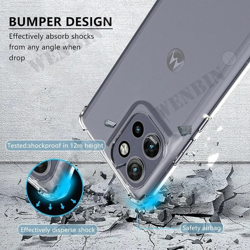 Transparent TPU Shockproof Protective Case