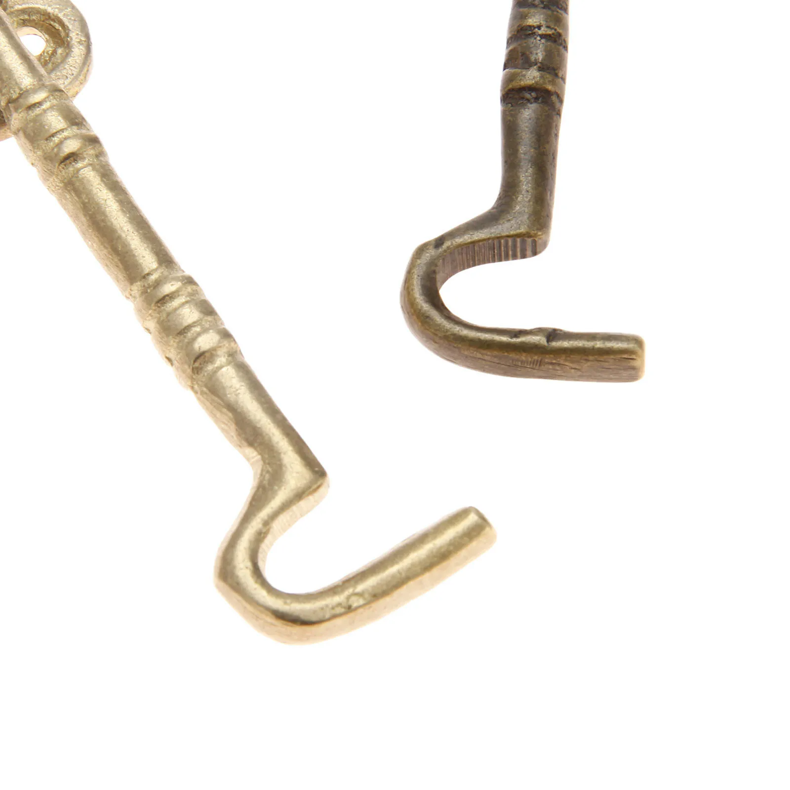 1pc Retro 110mm Wind Hook Buckle Hasp Copper Furniture Window Latches Cabinet Latches Bolt Hasp