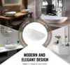 Oval Vessel Sink with Sink Drain, 23.3" x 14.2" Bathroom Vessel Sink Bowl Countertop, Ceramic Bathroom Sinks Above Counter 5