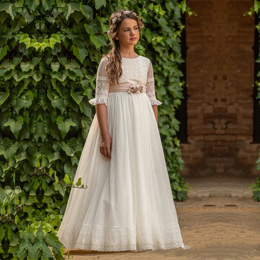 Vestidos de niña de flores