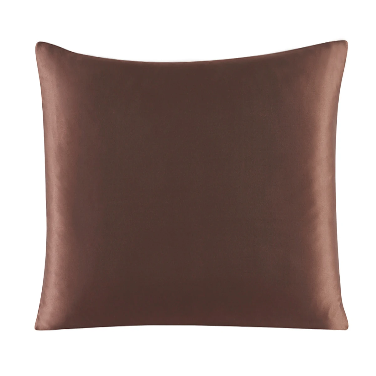 Luxurious Pure Silk Pillowcase with Zipper - Solid Multicolor, Various Sizes