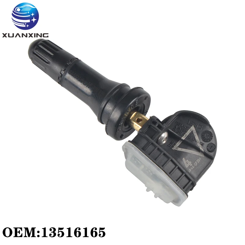 13516165 Tpms Sistema Di Monitoraggio Del Sensore Di Pressione Dei Pneumatici 433Mhz Durata Della Batteria Di Alta Qualità Per Gm Chevy Buick Cadillac