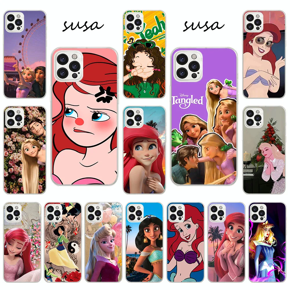 Custodia Morbida Per Infinix Gt 10 Hot 12I 30 30I Nfc Note 12 30 Zero 20 30 Vip Pro Lk-20 Disney Princess