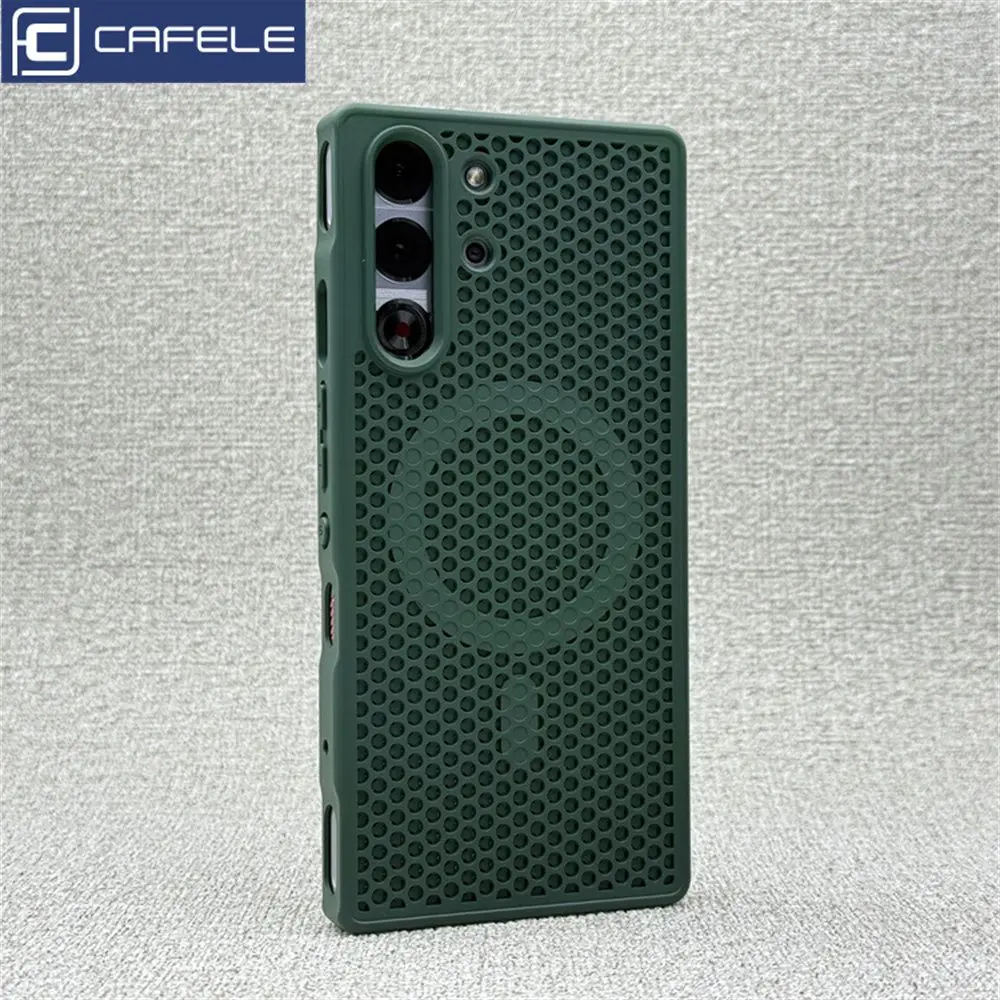 Honeycomb Heat Dissipation Breathable Magnetic Phone Case