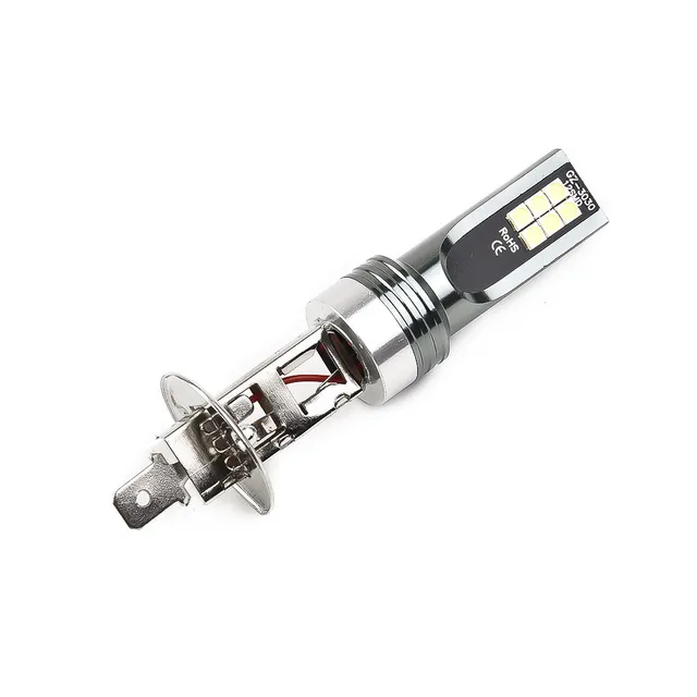 2pcs H1 LED Lights Bulbs Car Headlight Side COB SMD LED Bulb Light 14000LM 6000-6500K White High Low Beam Lamp 2