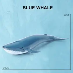Ocean Adventure Marine Life Figurine Set - Educational Sea Animal Toys (Blue Whale)