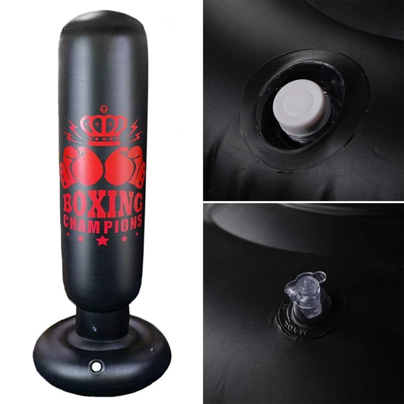 1PC Fitness Inflatable Punching Bag Stress Punch Tower Fight Exercise Speed Stand Boxing Bag