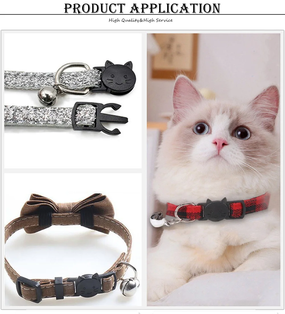 10 Stück/Packung 10-15MM Kunststoff Gebogene Katzenkopf-Sicherheitsverschluss-Schnalle Schwarz für Katzenhalsband Paracord Gurtband Bekleidungszubehör – Detail 6