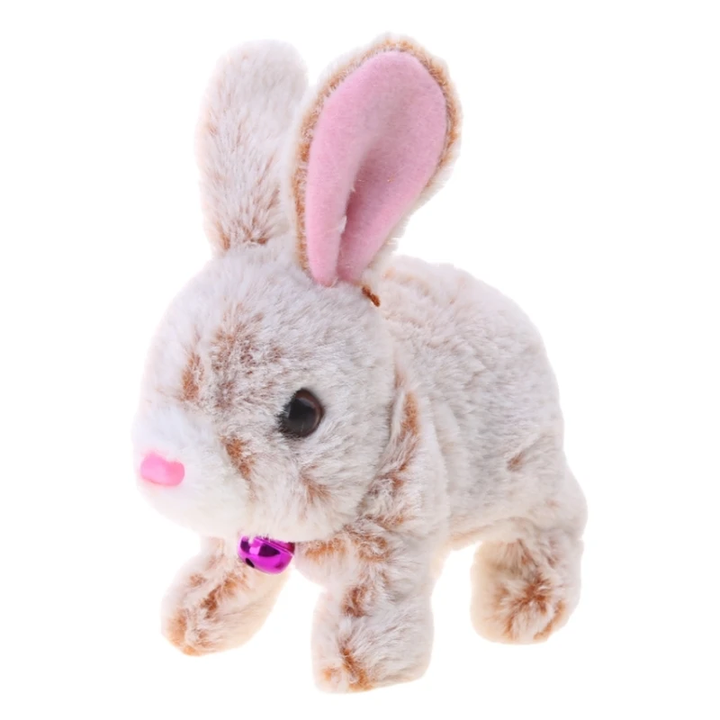 

Moveable Rabbit Plush Toy Toddler Crawling Learning Toy Rabbit Realistic Animal Toy Electronic Pet Baby Learning Gift Y55B