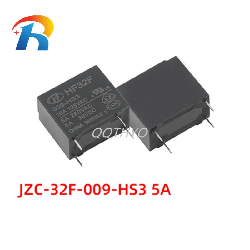 Freies Verschiffen Power Relais JZC-32F HF32F 005 009 012 024-HS3 HF32F-005-HS3 HF32F-012-HS3 HF32F-024-HS3 4Pin 5A 250VAC 24V relais