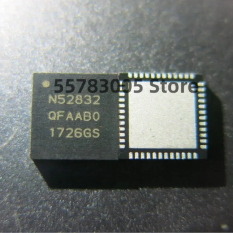 

5PCS New NRF52832-QFAA-R NRF52832-QFAA N52832QFAA N52832 QFN48 Bluetooth wireless chip IC