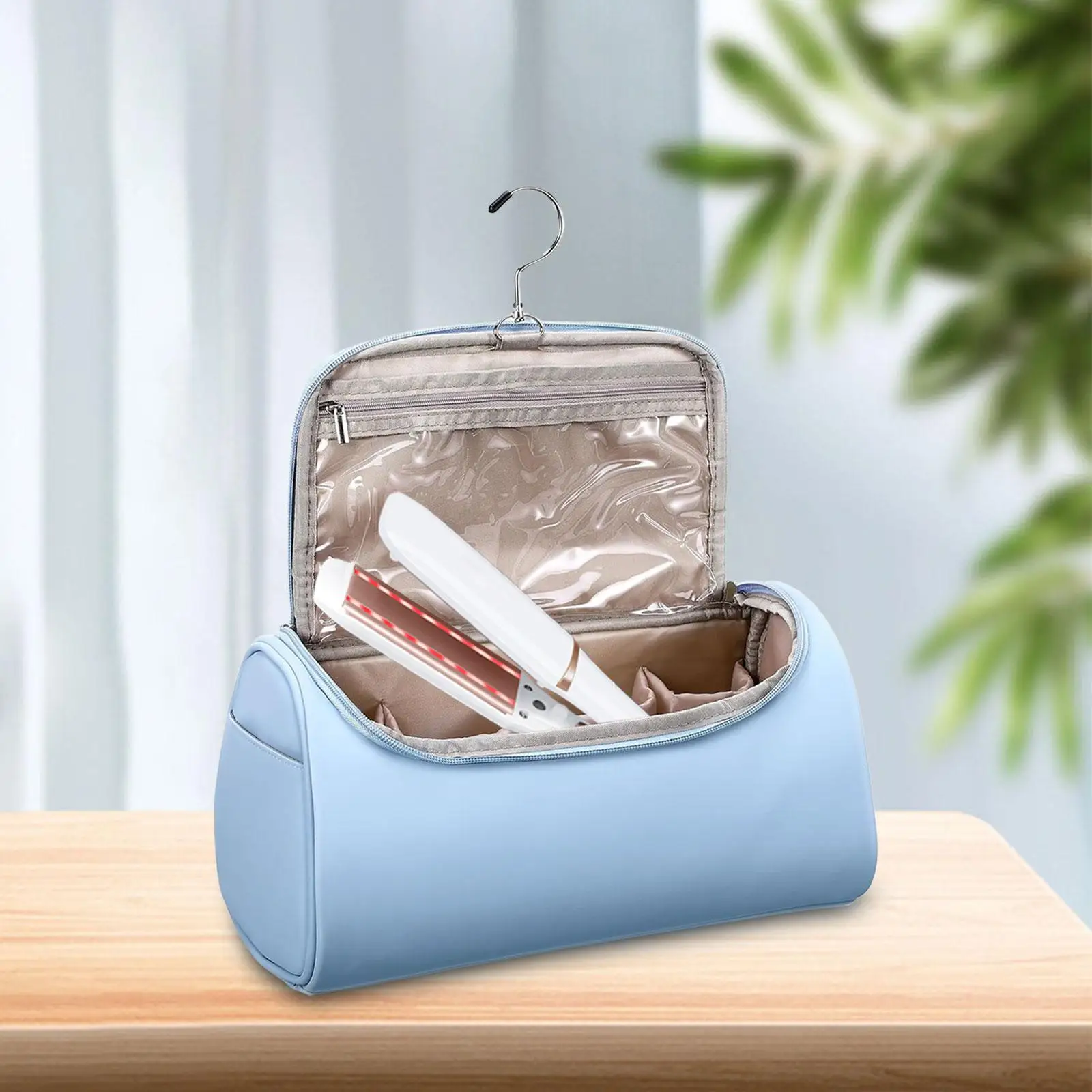 Travel Storage Case Organizer Hair Tools Travel Bag for Hair Curler Curling Irons Straighteners Curling Barrels Flat Irons