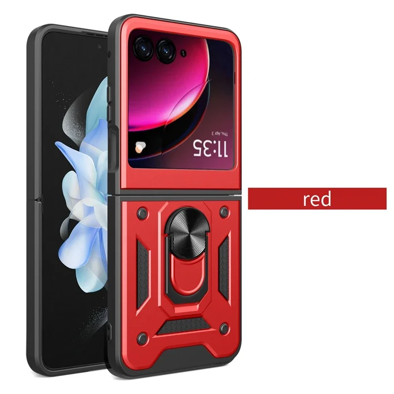 Armor Shockproof Case with Ring Magnetic Holder - Durable Protective Cover
