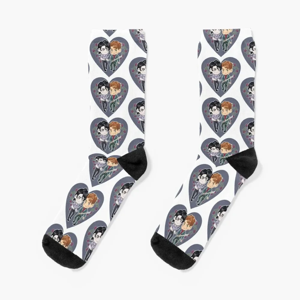 SnowBaz Chibies | Carry On Socks christmas gift custom cool Men's Socks Women's