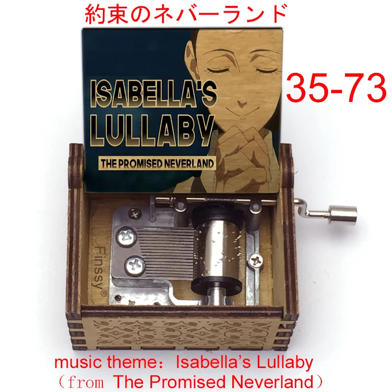 Music Box Isabella&rsquo;s Lullaby music them from anime The Promised Neverland Music Box fans christmas new year gift home office Decoration