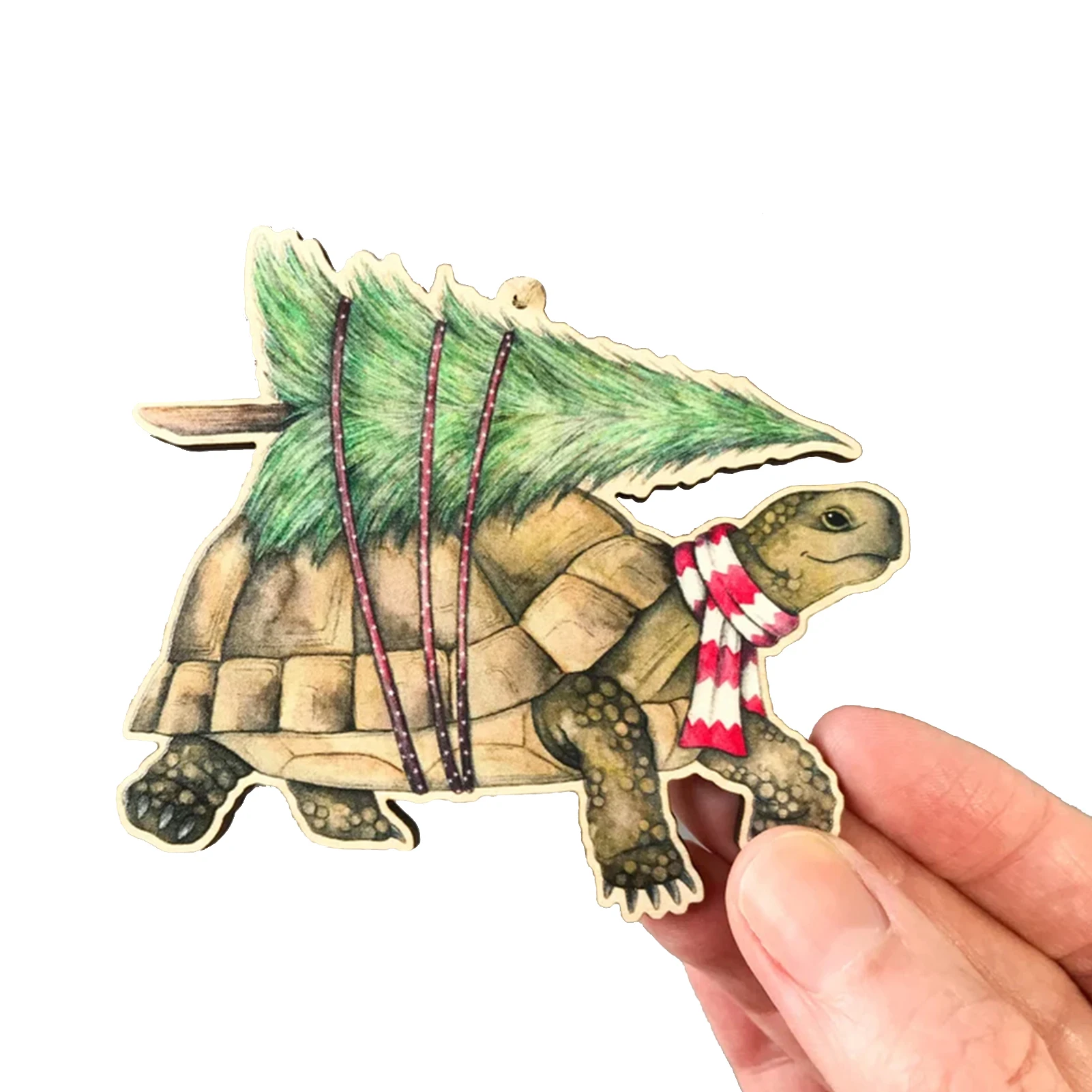 

Рождественская подвеска в форме черепахи, придающая рождественскую атмосферу кулону для дома, украшение для камина