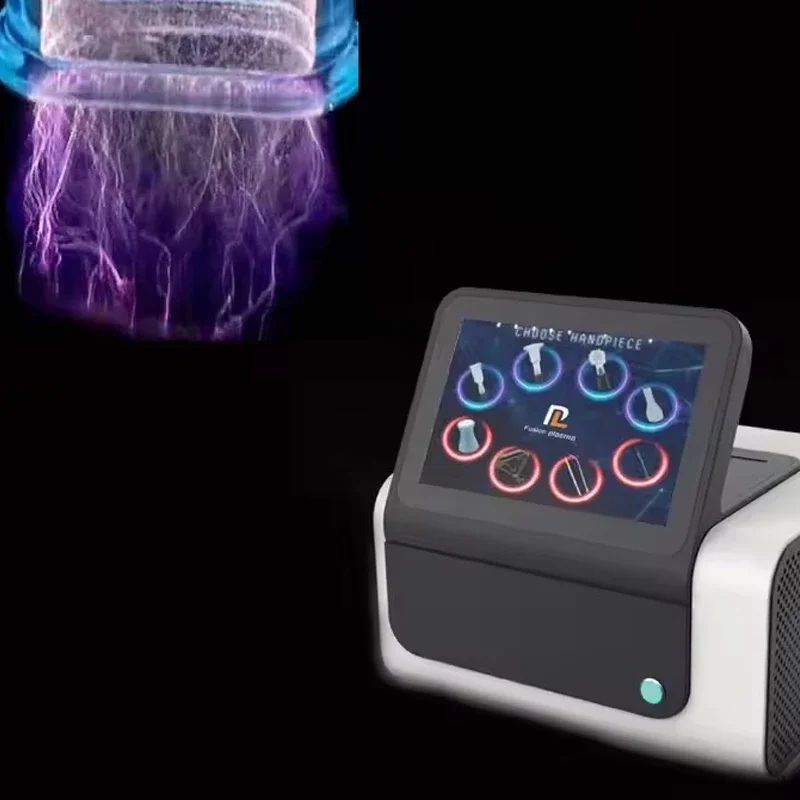 Newest Technology 8 In 1 Fusion Plasma Cold And Warm Hyper Cold Jet Scalp Diamond Stamp Jet Ozone-jet Plasma Machine