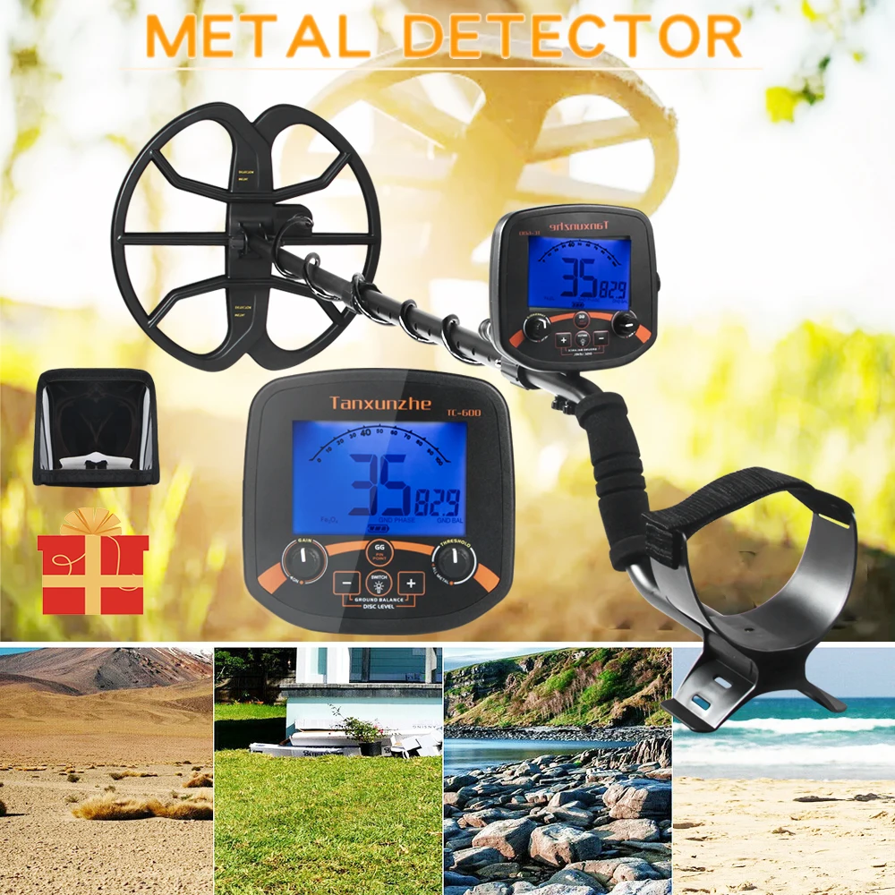 Tc600 13 Inch Professional Metal Detector Underground Depth Search