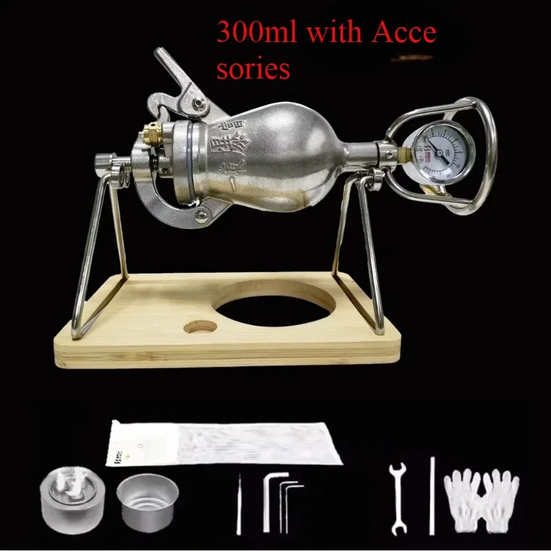 Stainless Steel Mini Popcorn Machine Old-fashioned Small Hand-cranked Popcorn Machine