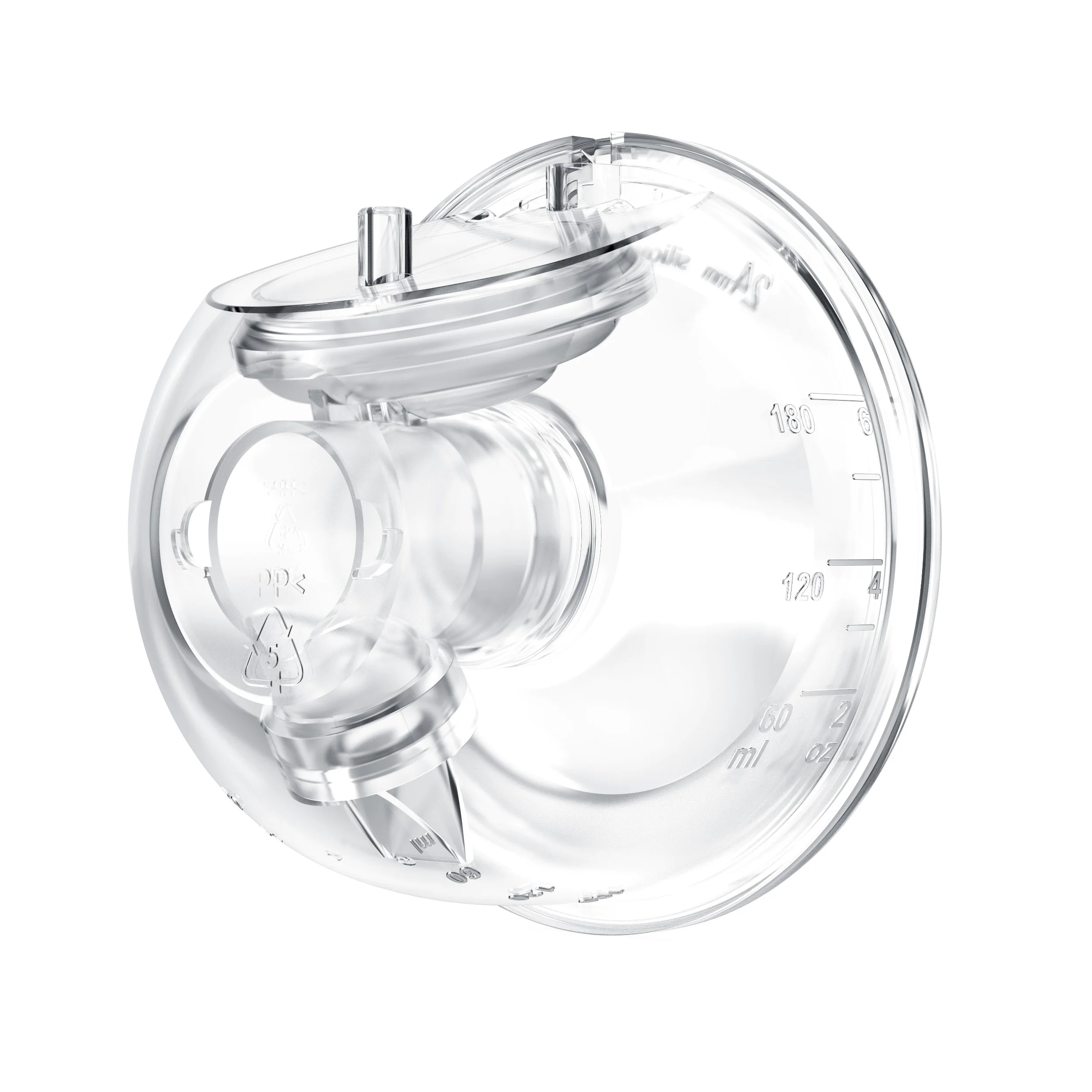 Milk Collector Cup Set Compatible with S12 Pro S9 Pro Breast Pump Replacement Pump Parts Breast Pump Accessories