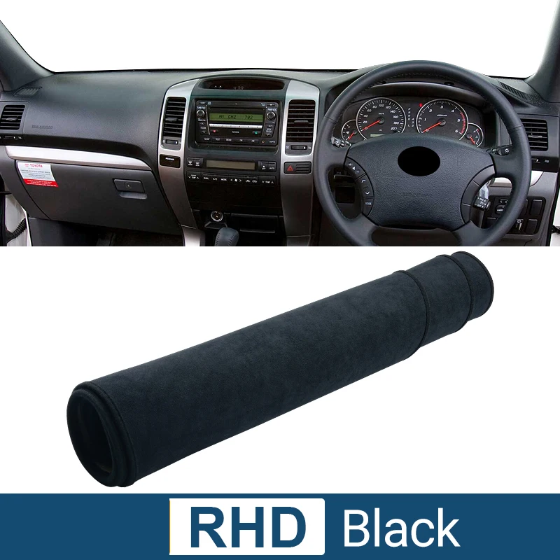 thumbnail image 1 of Cubierta del salpicadero del coche, accesorios para Toyota Land Cruiser Prado 120 FJ120 2003 2004 2005 2006 2007 2008 2009, 1 of 5