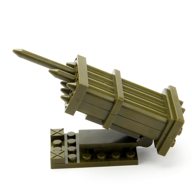 Children's Educational Military Playset - Weapon Rack & Spear Guns Building Blocks Toy Set