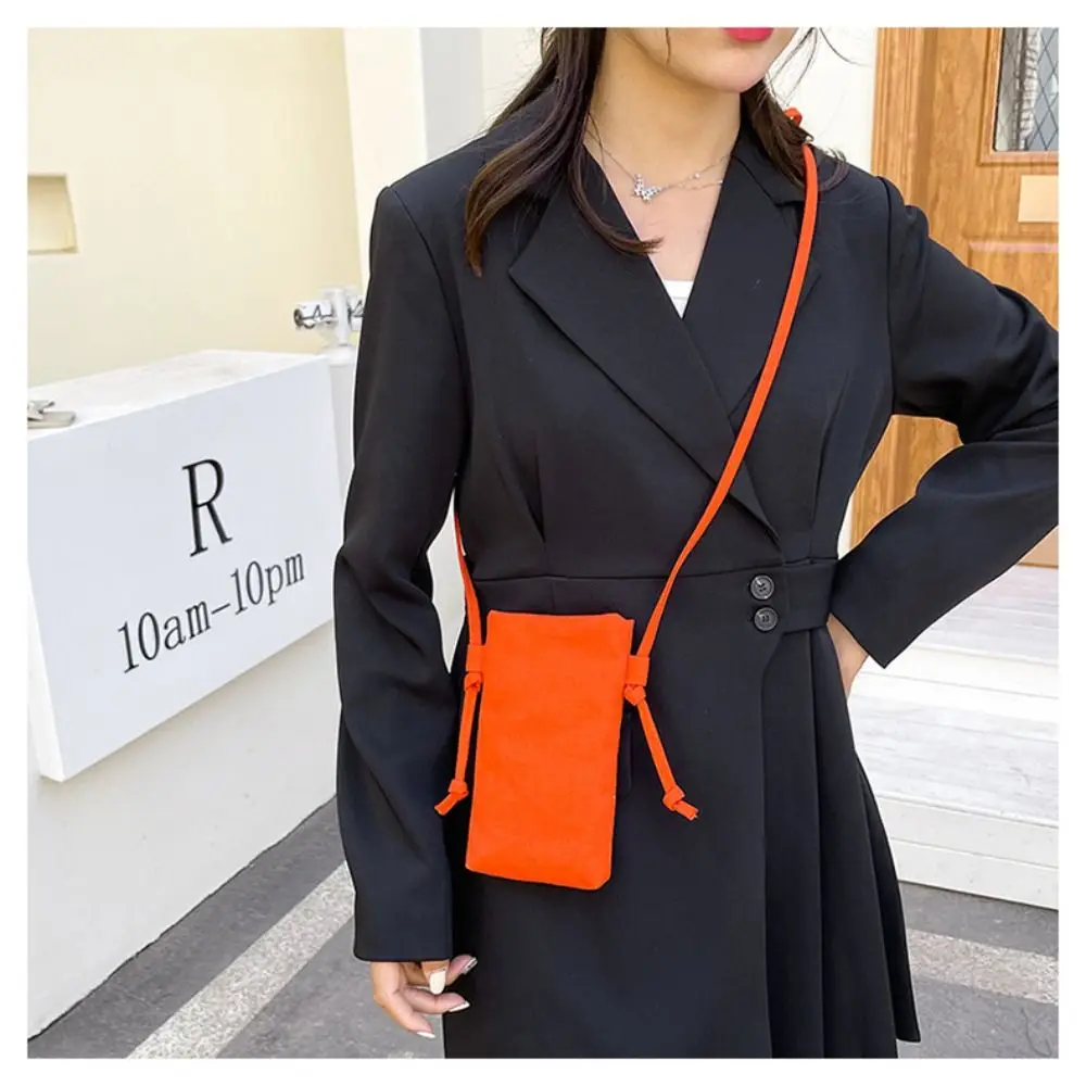Neue Mode Handy tasche Damen Umhängetasche All-Match Mini kleine Umhängetasche hängenden Hals Geldbörse vertikale Handtasche – Detail 16