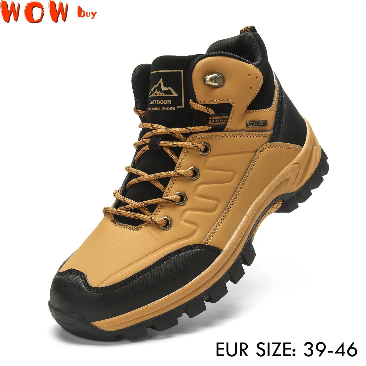

Hiking Shoes Men Waterproof Lightweight Trekking Backpacking Mountain Sneakers Outdoor Mid Low Top Winter Snow Warm Work Boots