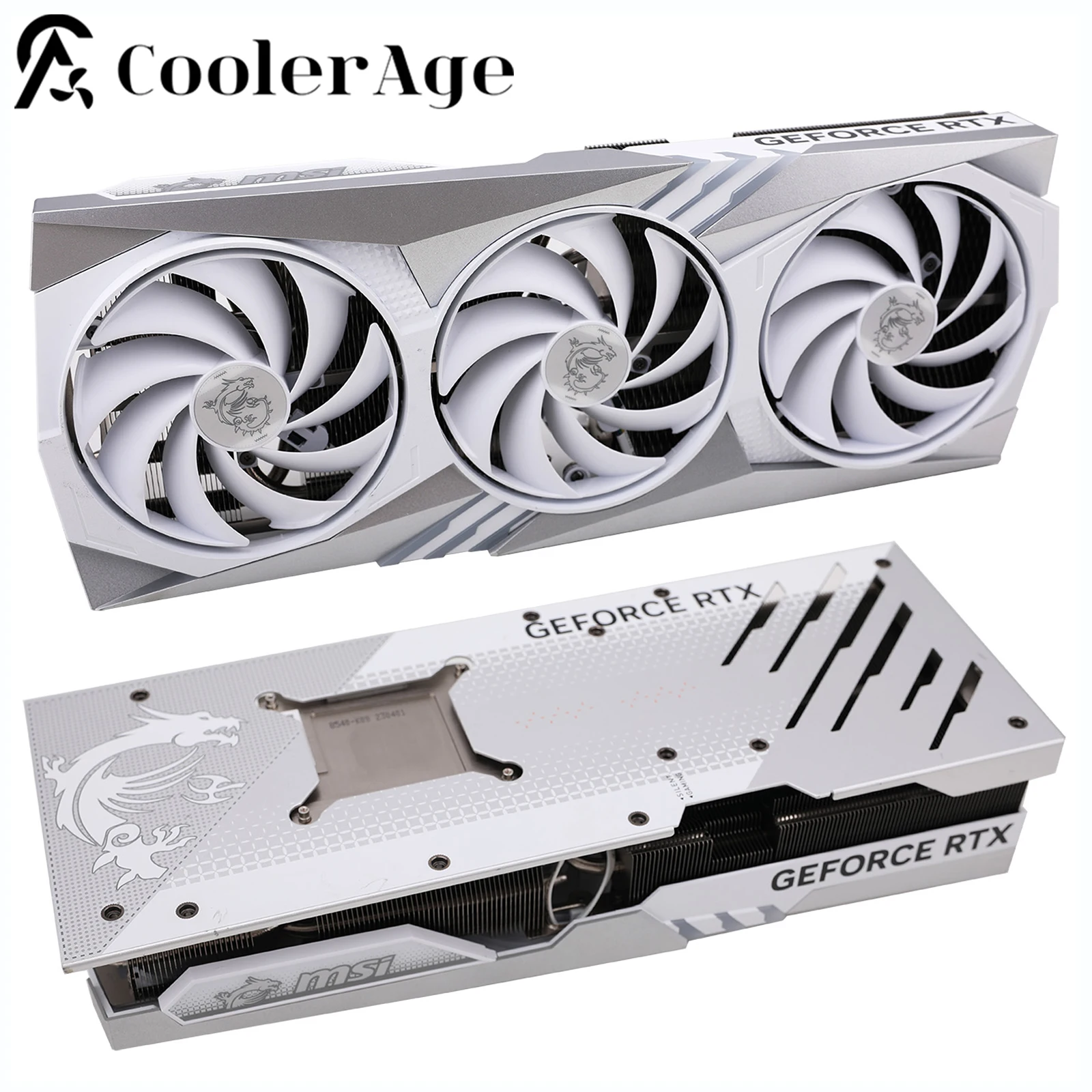 Per Msi Rtx 4070 Ti Gaming X Trio Scheda Video Bianca/Nera Dissipatore Di Calore Scheda Grafica Sostitutiva Originale Rtx4070Ti Gpu