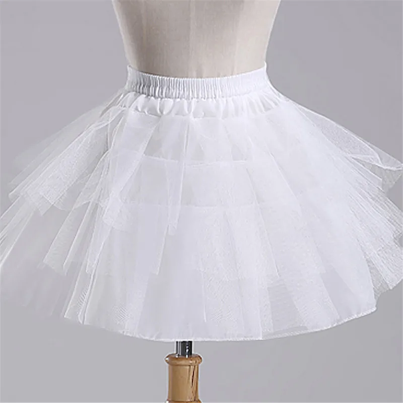 Flower Girl Underskirt Cosplay Party Short Dress Lolita Ballet Tutu
