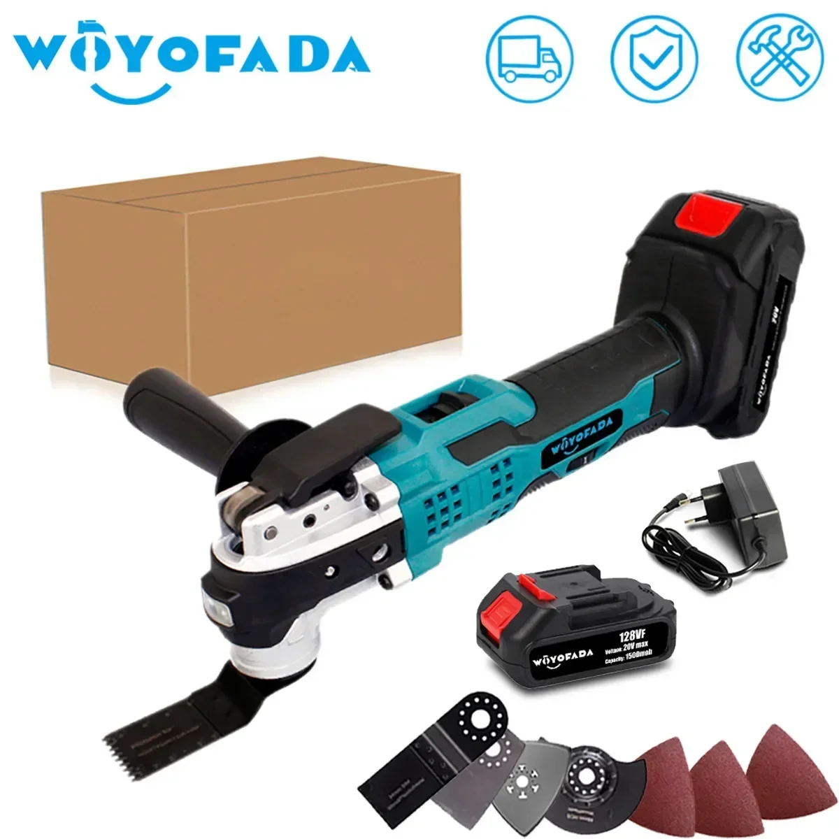 

Oscillating Multi function tool Electric Saw Trimmer Trimming Shovel Cutting Machine woodworking tool for Makita 18V Battery