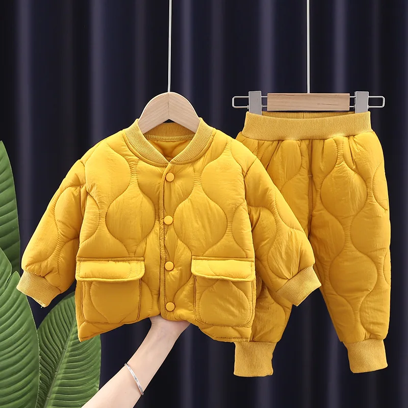 Baby Winter Cotton Jacket & Pants Set 5