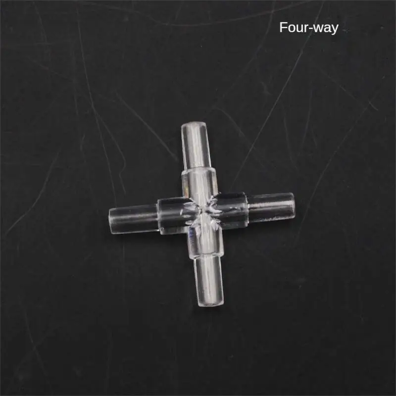 1~10PCS 4mm Aquarium Fish Tank Air Pump Connector Tee/Cross/Elbow/Y Shaped Connector Control Valve  Air Pipe Tube Accessories 6