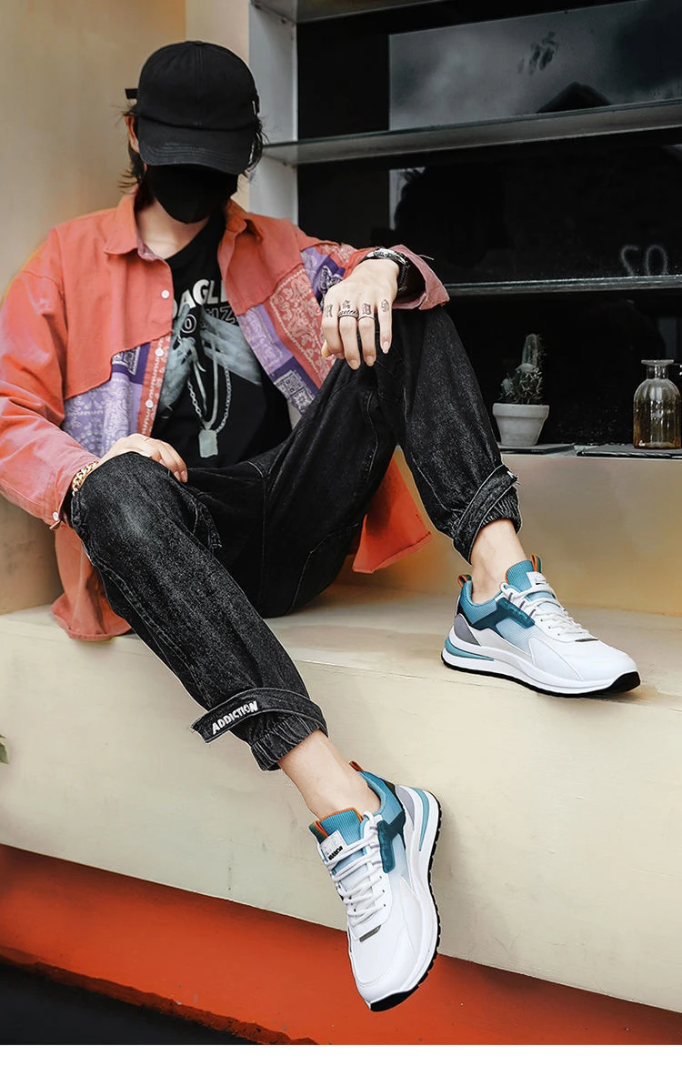 Sneakers Casual da uomo 2023 estate nuove scarpe da corsa sportive traspiranti in mesh uomo Sport scarpe da tennis calzature moda Tenis_voghion.com