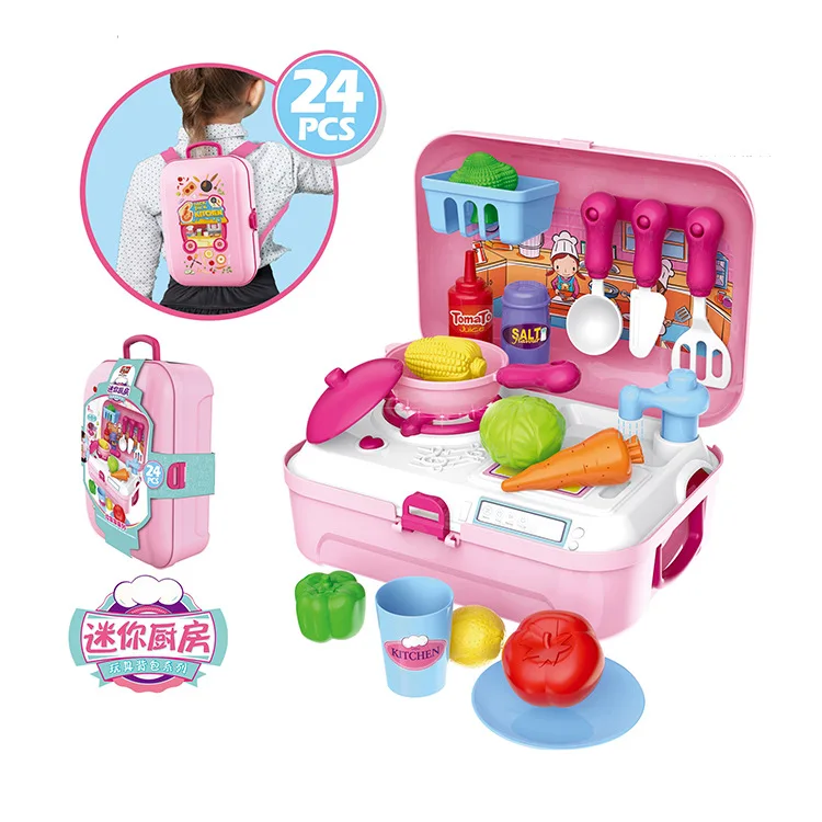 Children Playing Home Doctor Set Simulation Plastic Kitchen Set 3-7 Years Old Girls Educational Makeup Accessories Toys