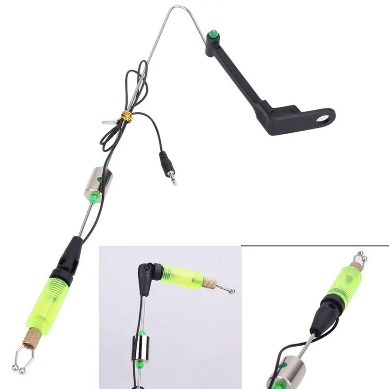 Fishing Carp Fishing Bite Alarm Hanger Swinger LED Illuminated Indicator Durable Fish Tools Accessories Tool 2