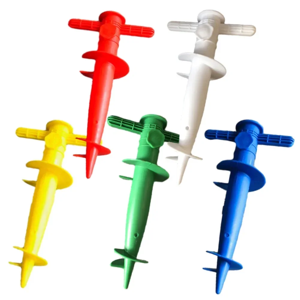 1pc Umbrella Bases Adjustable Sun Beach Patio Sand Ground Fixation Tools Spikes Secure Anchor Spike Sun Beach Patio Sand