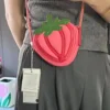 2024 New Children's Bag, Strawberry Bag, Fashionable and Versatile, Cute Mini Coin Purse, Crossbody Small Backpack 5