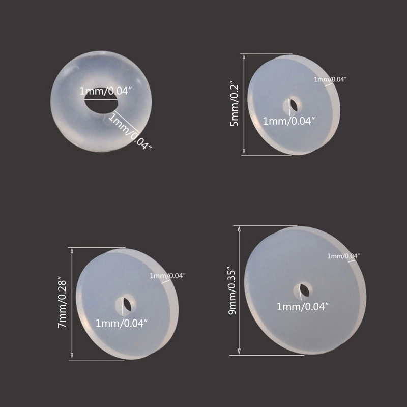 Plastic Disc Pads Stabilize Earlobe Support Patches Clear Piercing Disc Easy To Stabilize Earrings For Women 60Pieces piercing jewelry,body piercing jewelry,body jewelry,ear piercing jewelry