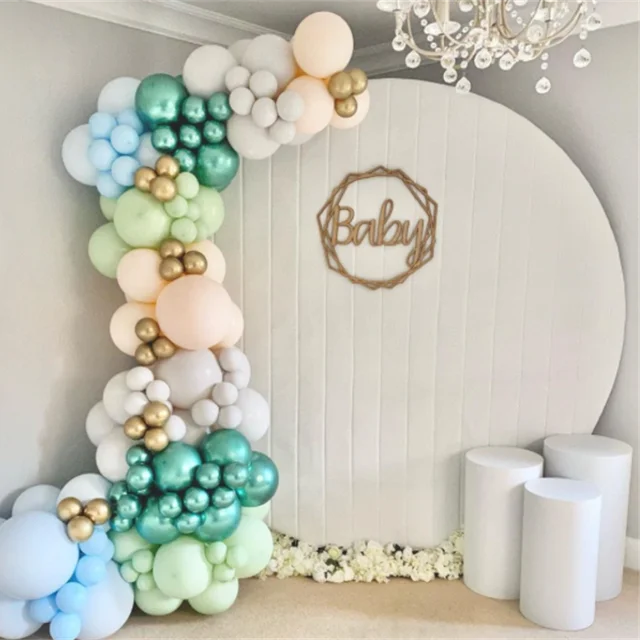 Dd Esküvői Háttérkép Állvány Keret Velvet 7Ft Háttér Dekoráció A Születésnapi Parti Rendezvényéhez Banner Eltávolítható Kerek - Image 4