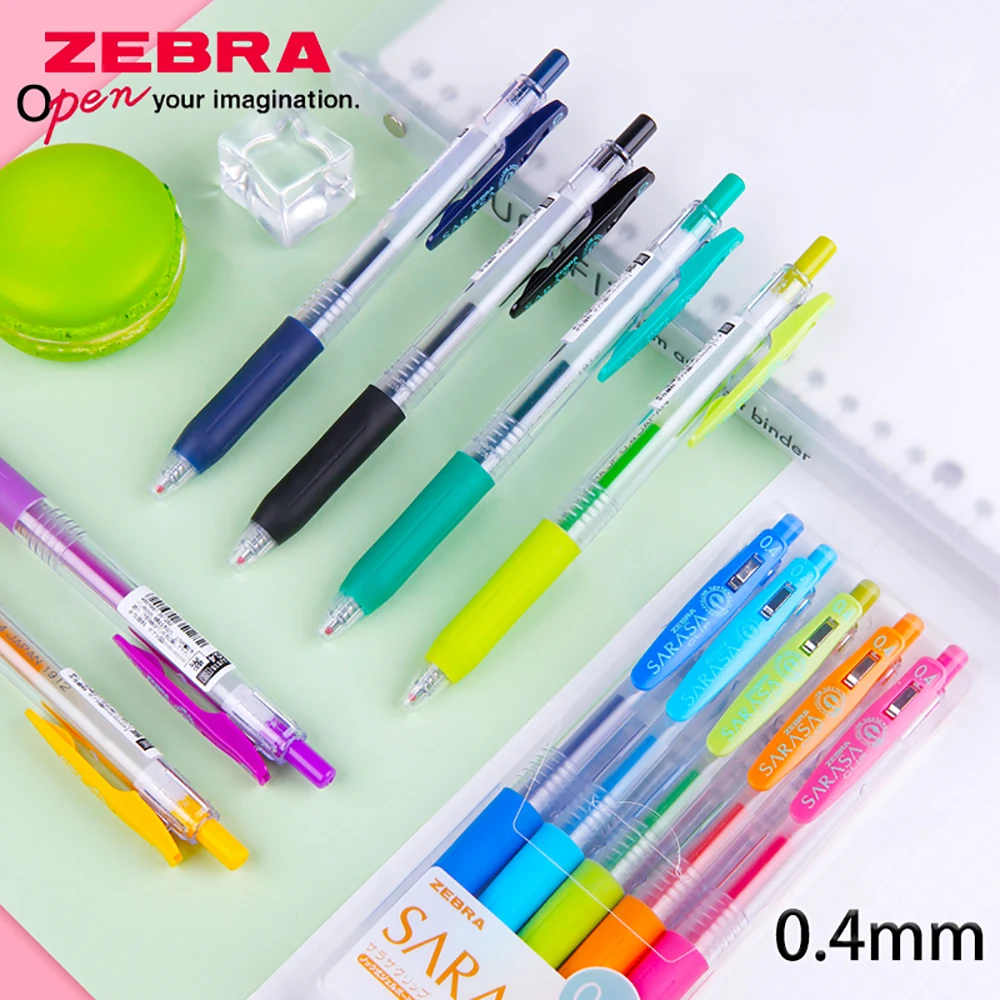 Japanese Stationery Zebra Gel Pen Kawaii Cute Set Jjs15 Office